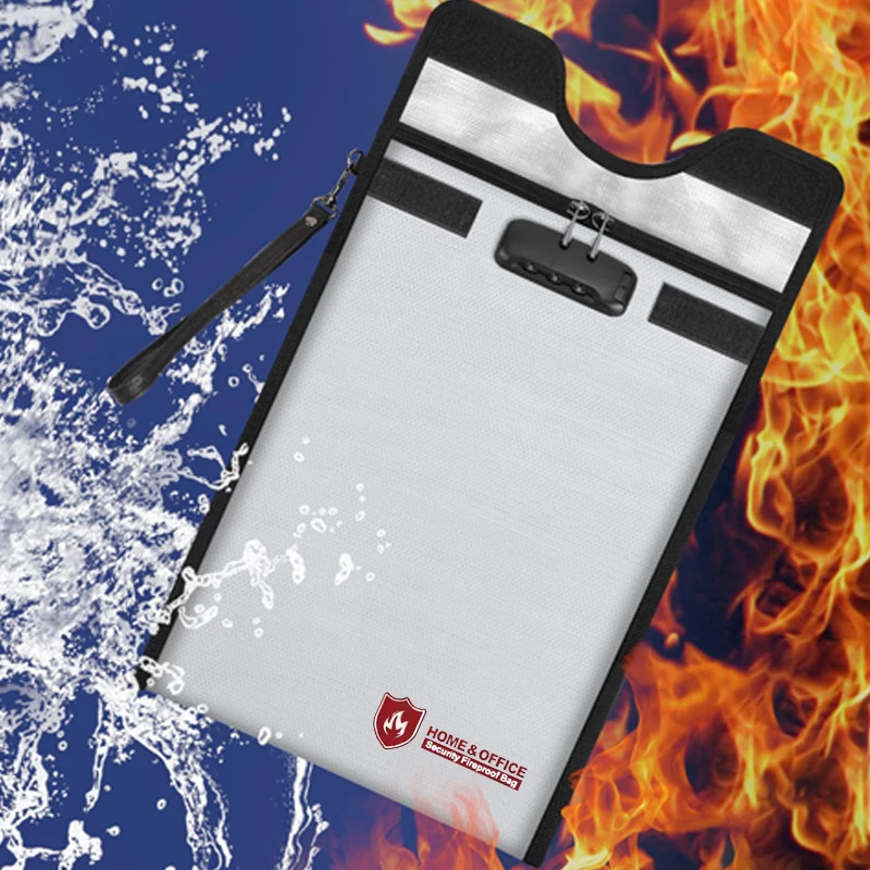 Travel Backpack Anti Theft - Waterdichte, vuurvaste anti-diefstal documententas met opbergruimte