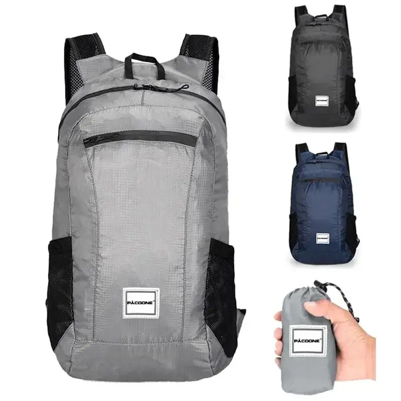 Foldable Backpack Small - Outdoor Wandeltas 20l Lichtgewicht Draagbare Rugzak