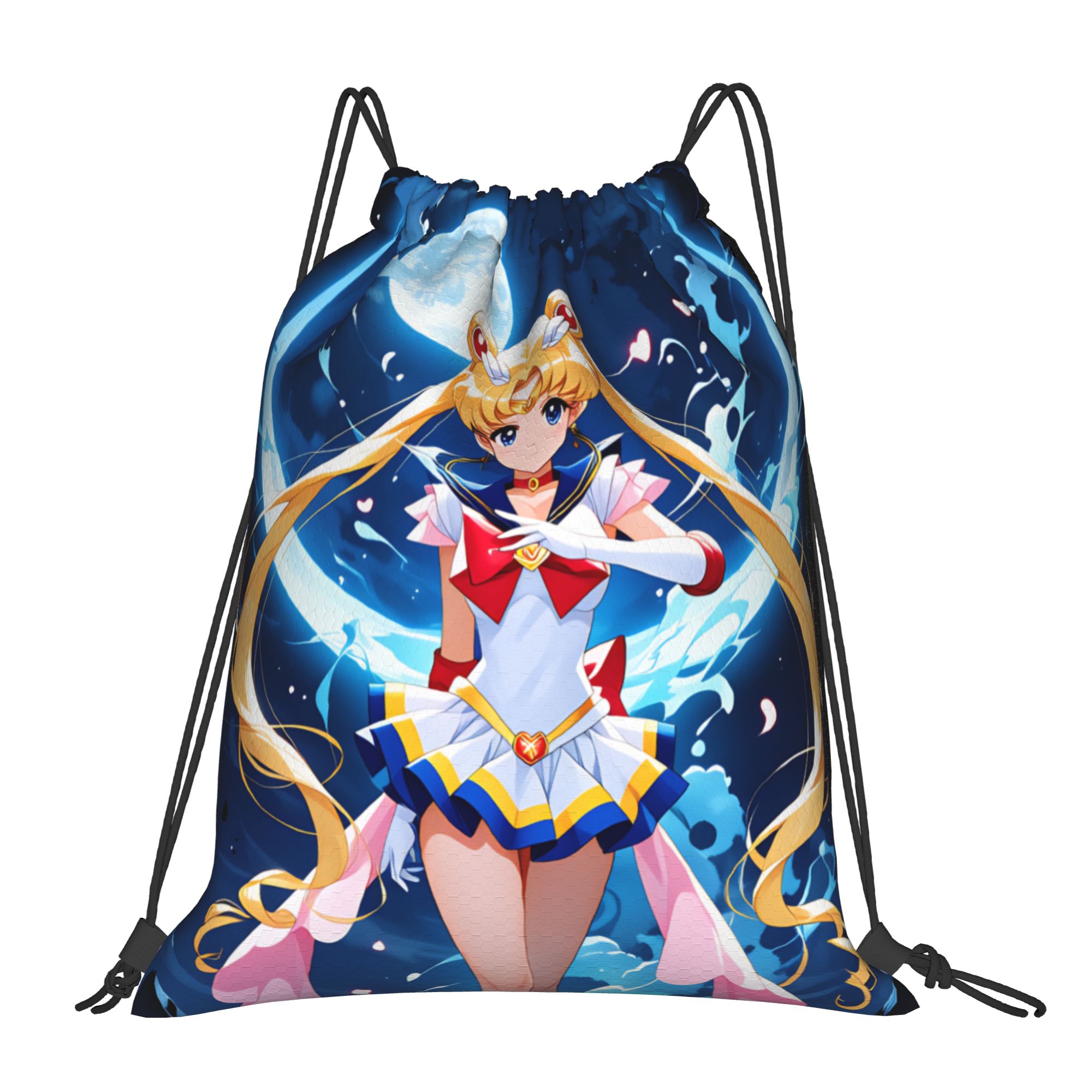 Drawstring Gym Bag - Aangepaste S-Sailors Moons tassen met trekkoord