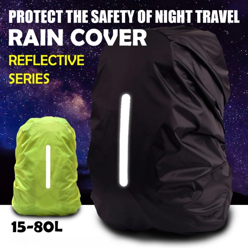 Rain Cover Backpack - Reflecterende waterdichte rugzak regenhoes buitensport nacht