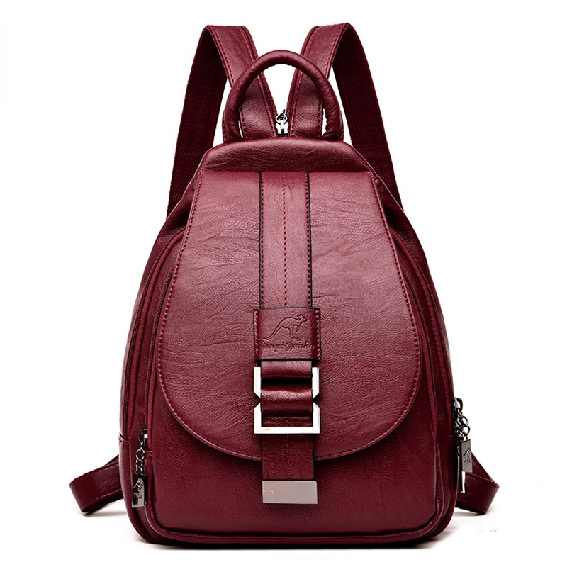 School Backpack Teen - Designer Rugzakken Vrouwen Lederen Rugzakken Vrouwelijke