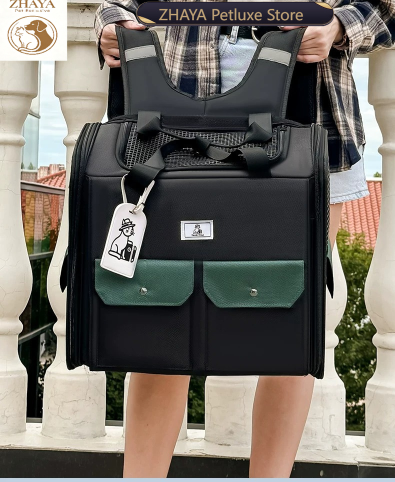 Foldable Backpack Small - ZHAYA Grote katten draagtas rugzak ademend