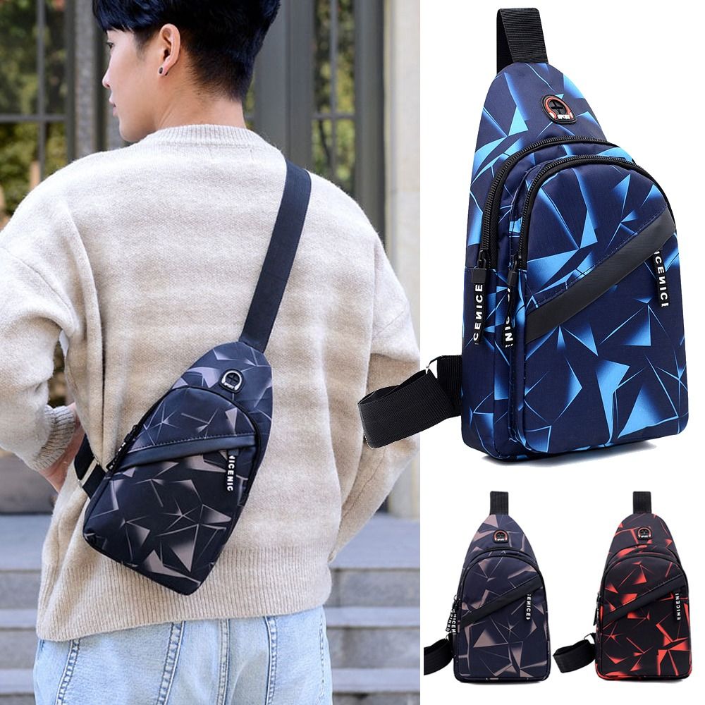 Sling Backpack Shoulder - Mode 2-laags borsttas Reistas Outdoor schoudertas