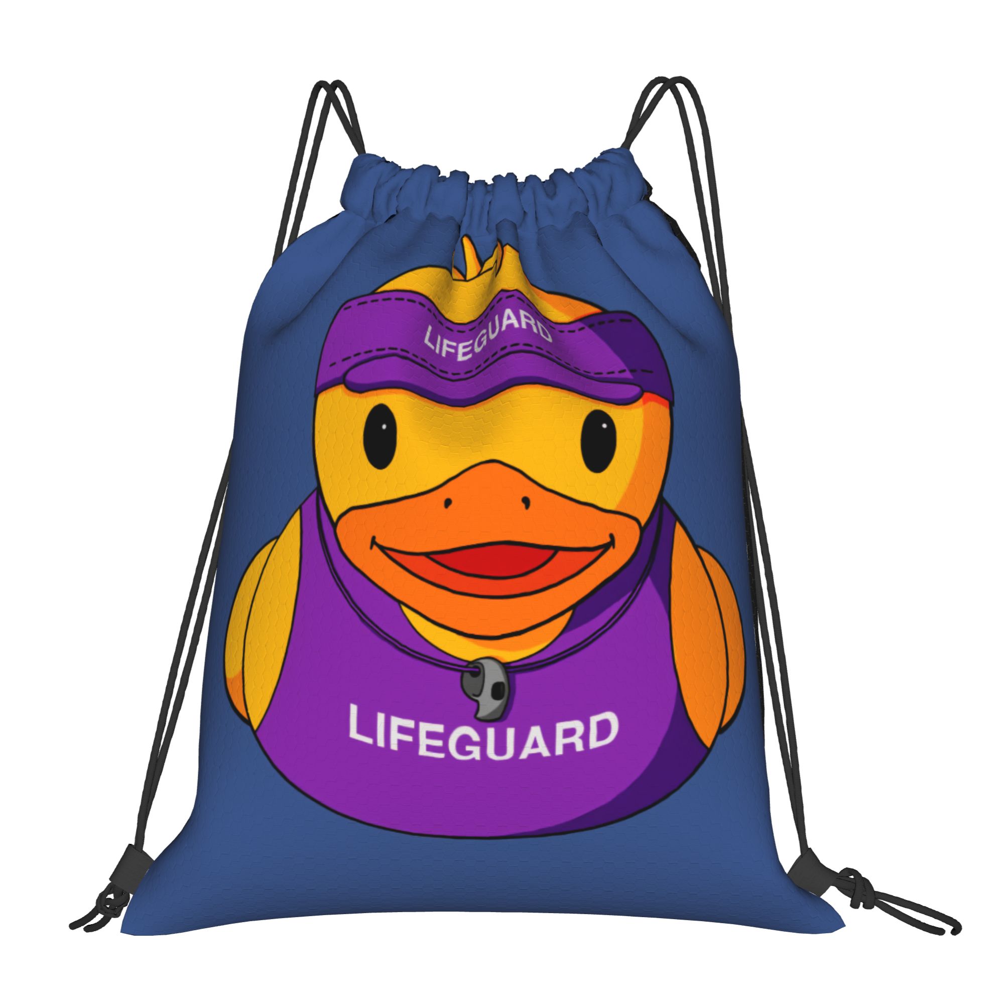 Drawstring Gym Bag - Op maat gemaakte rubberen eend-tas met