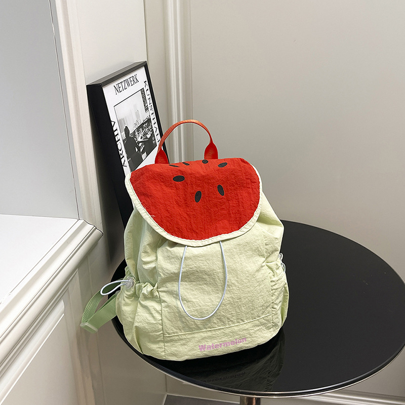 Canvas Backpack Casual - Nieuwe dames zomer schattige cartoon fruitprint