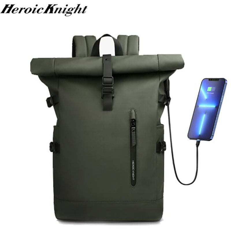 Laptop Backpack 15.6 - Heroic Knight Herenrugzak Buiten Reizen Oprollen