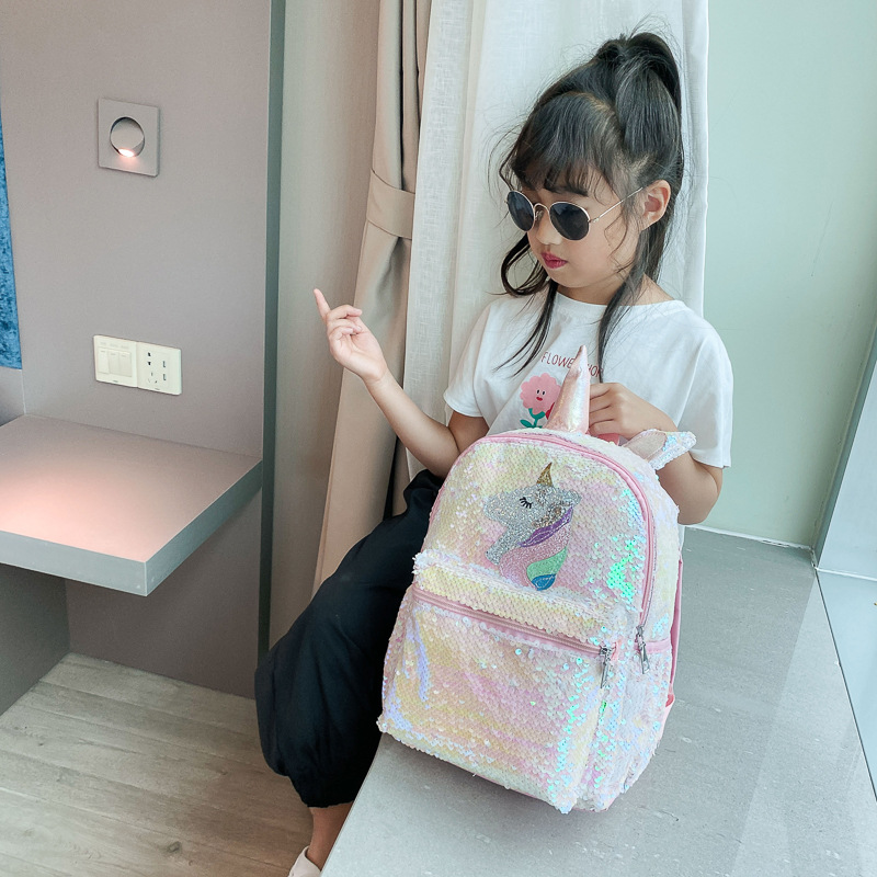 Sequin Unicorn Rugzak Roze Gla - Fashion Backpack Women recensie en prijs