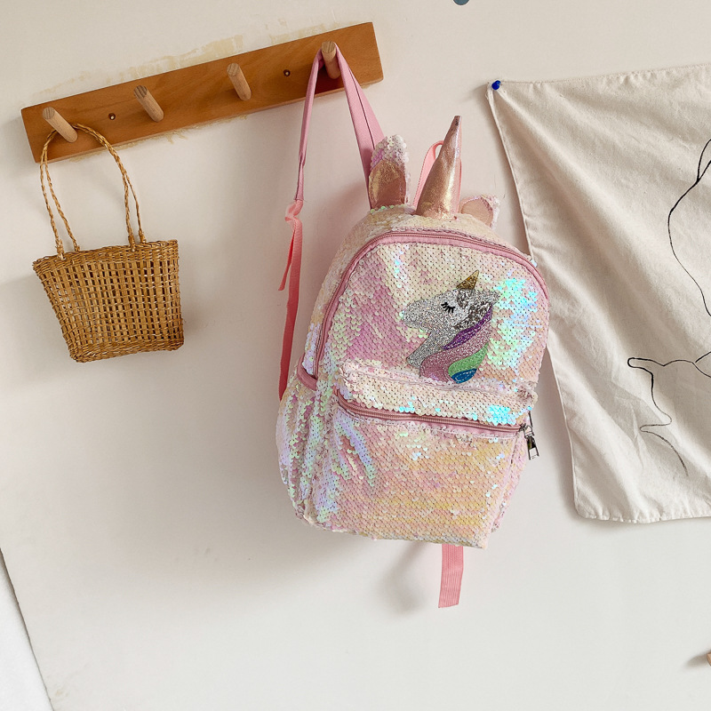 Sequin Unicorn Rugzak Roze Gla - Fashion Backpack Women recensie en prijs