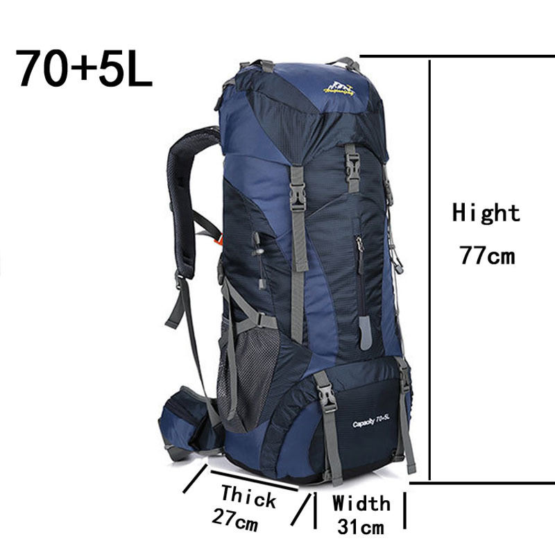 75L Mannen Vrouwen Outdoor Wan - Rain Cover Backpack recensie en prijs
