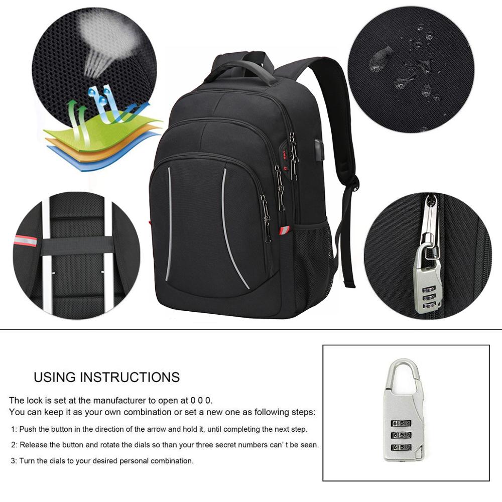 Mannen Multifuction Reizen Lap - Laptop Backpack 15.6 recensie en prijs