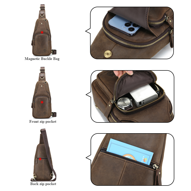 SCHLATUM 100% lederen borsttas - Leather Backpack Vintage recensie en prijs