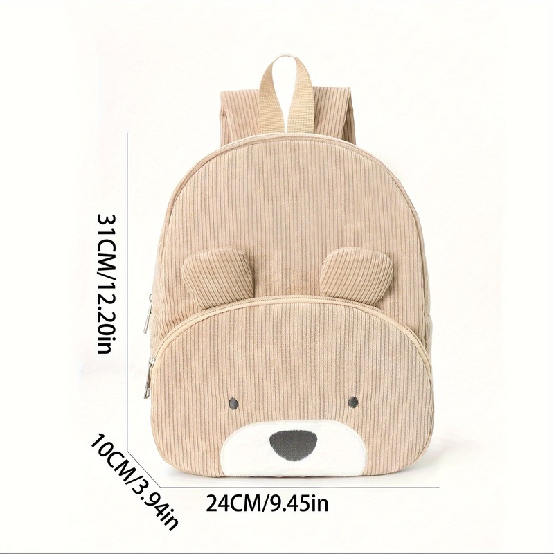 Schattige berenrugzak van cord - Canvas Backpack Casual recensie en prijs