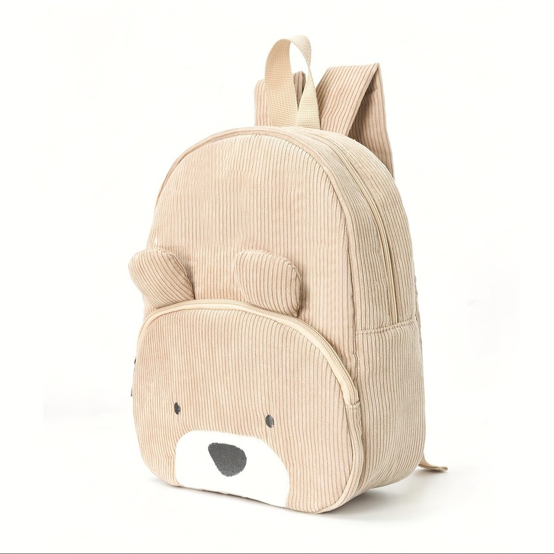Schattige berenrugzak van cord - Canvas Backpack Casual recensie en prijs