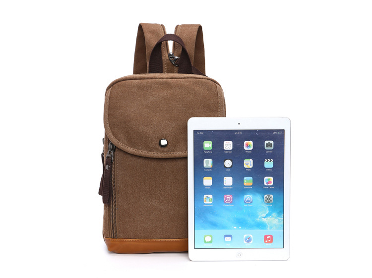 Heren canvas mini-rugzak Heren - Sling Backpack Shoulder recensie en prijs