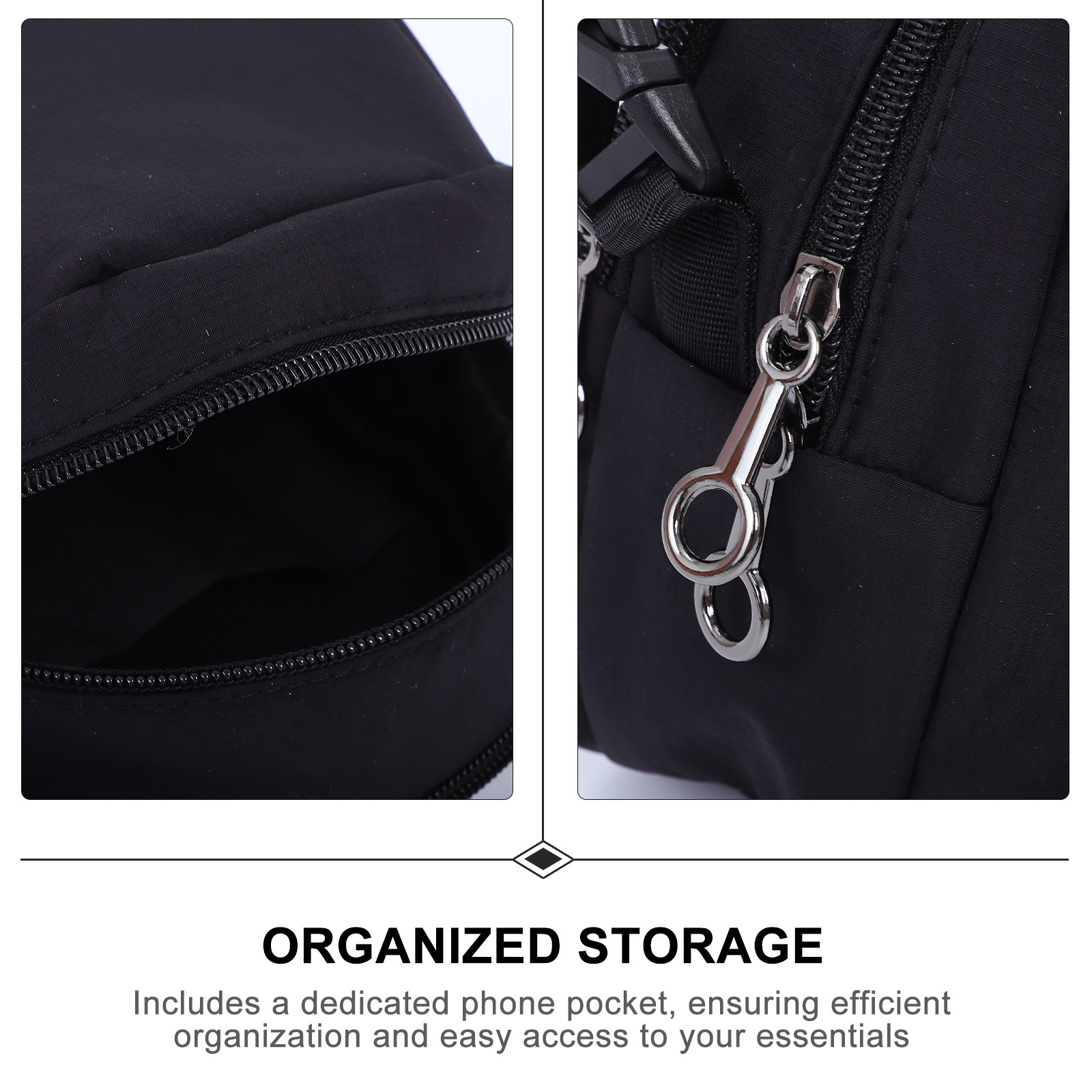 Lichtgewicht zwarte schouderta - Mini Backpack Purse recensie en prijs