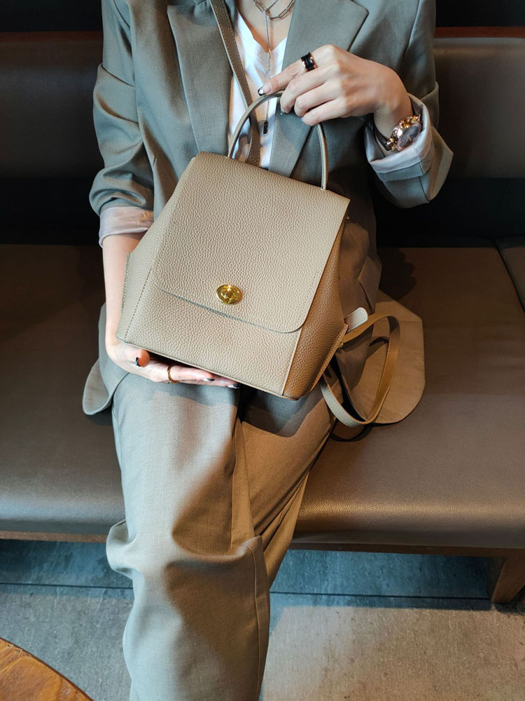 Echt lederen rugzak Dames Casu - Leather Backpack Vintage recensie en prijs