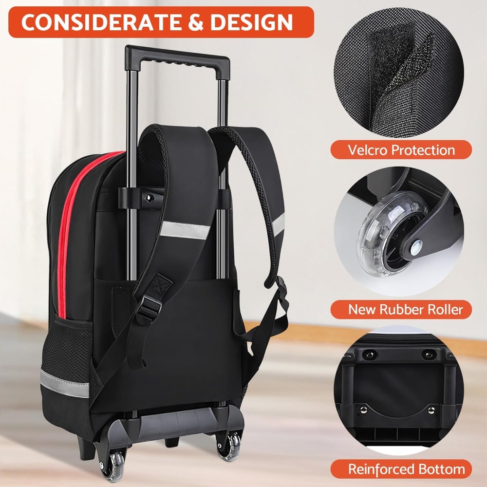3-delige kinderrolrugzak voor  - School Backpack Teen recensie en prijs
