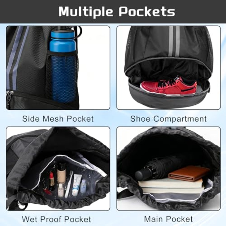 Sportrugzak met trekkoord en s - Drawstring Gym Bag recensie en prijs
