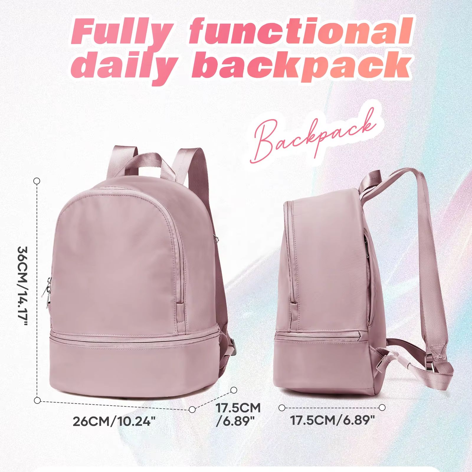Tas voor dames, kleine sportru - Fashion Backpack Women recensie en prijs