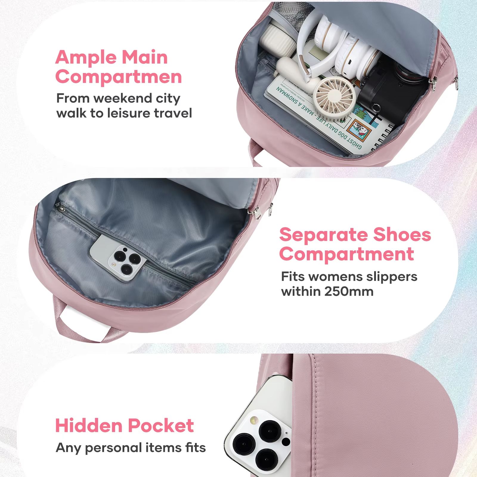 Tas voor dames, kleine sportru - Fashion Backpack Women recensie en prijs