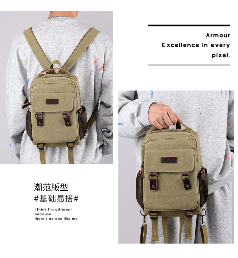 Nieuwe Canvas Borsttas Mannen  - Canvas Backpack Casual recensie en prijs