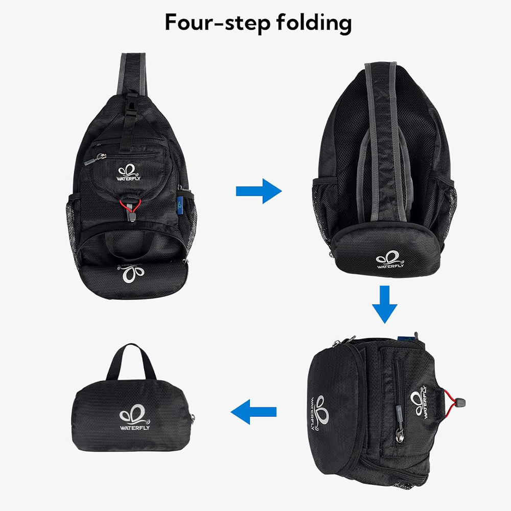 WATERFLY Borsttas Schoudertas  - Sling Backpack Shoulder recensie en prijs