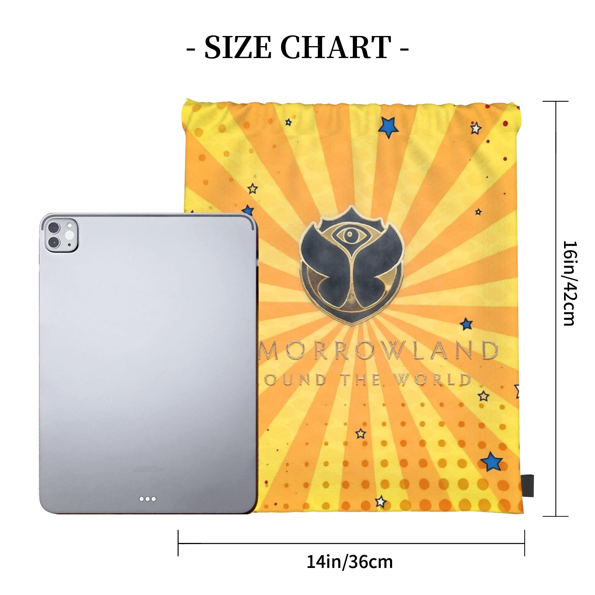 Tomorrowlands Festival Muziek- - Drawstring Gym Bag recensie en prijs