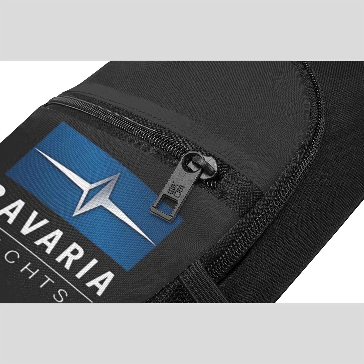 Bavaria Yachts Blue Silver Log - Sling Backpack Shoulder recensie en prijs