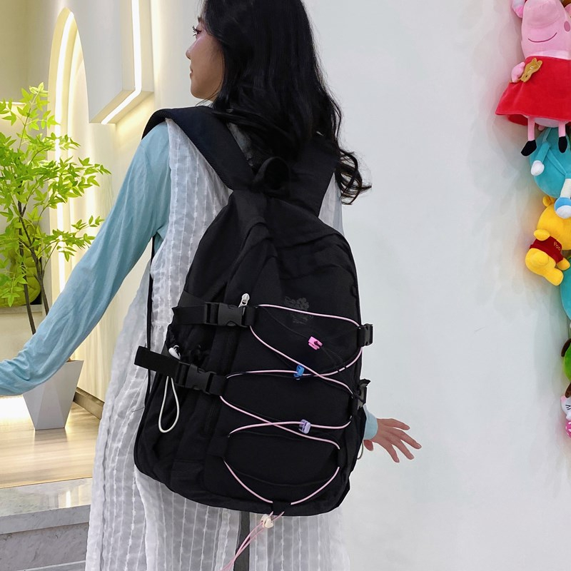 LINKERKANT Nylon damesrugzakke - School Backpack Teen recensie en prijs